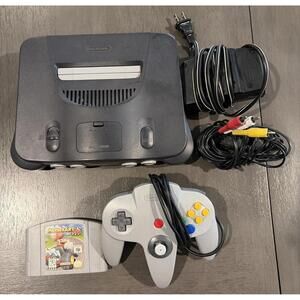 NINTENDO 64 CONSOLE BUNDLE N64 USA REGION (MARIO KART 64)